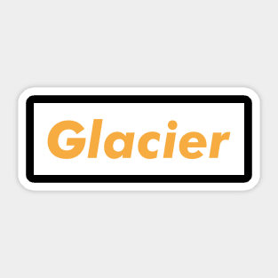 Glacier Meat Brown Sticker